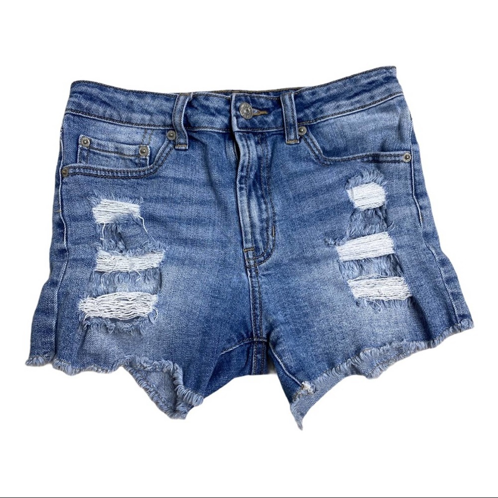 Just USA Authentic Jean Shorts Distressed Size XS - Picture 8 of 8